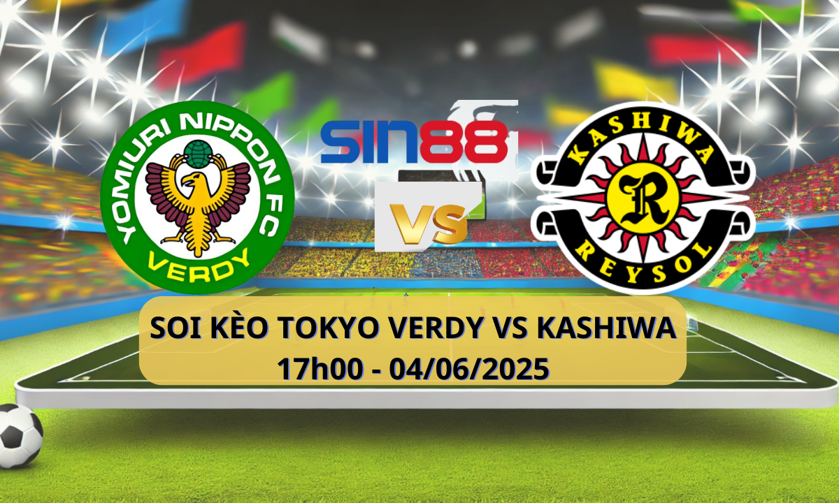 Banner quảng cáo trận đấu Verdy vs Kashiwa